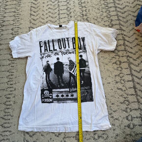 Fall Out Boy We are The Poisoned Youth Boys of Zummer 2013 Chicago Tour Shirt M - Picture 4 of 5